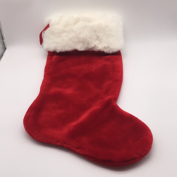 Christmas Stocking Velvet with Faux Fur Cuff 18” - Picture 7 of 7